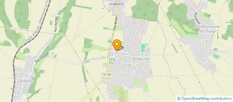 localisation de l'entreprise SCI DSPBL  ANDEVILLE