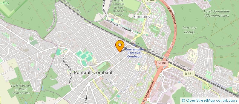 localisation de l'entreprise SCI DSPI à PONTAULT-COMBAULT