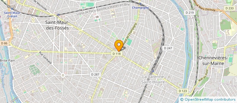 localisation de l'entreprise SCI DSR à SAINT-MAUR-DES-FOSSES