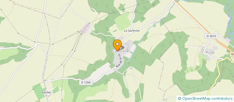 localisation de l'entreprise SCI DSR  COUVRELLES