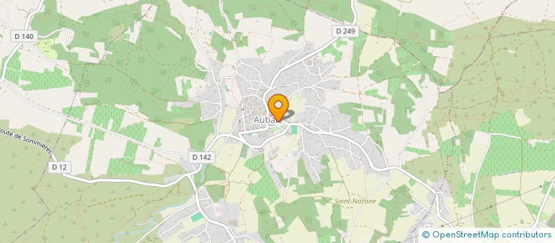 localisation de l'entreprise SCI DSSR  AUBAIS