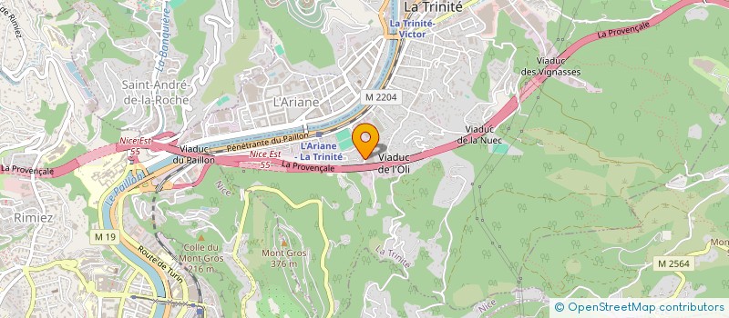 localisation de l'entreprise SCI DSTEEL IMMO à LA TRINITE