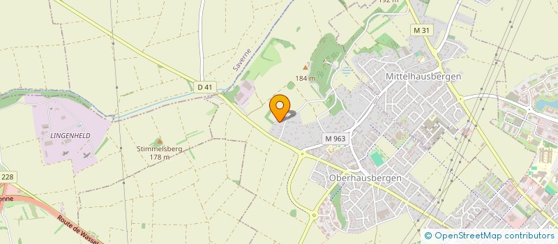 localisation de l'entreprise SCI DSTL  OBERHAUSBERGEN