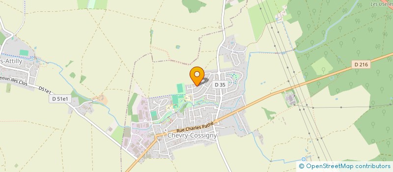 localisation de l'entreprise SCI DSV MATY  CHEVRY-COSSIGNY