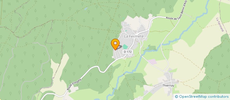 localisation de l'entreprise SCI DSVG à LA FERMETE
