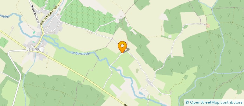 localisation de l'entreprise SCI DSW  LA VILLE-SOUS-ORBAIS