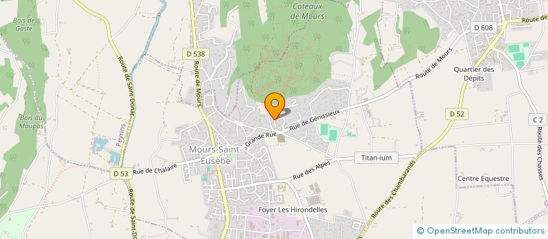 localisation de l'entreprise SCI DSX  MOURS-SAINT-EUSEBE