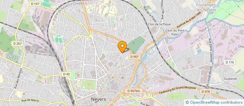 localisation de l'entreprise SCI DT LOU à NEVERS