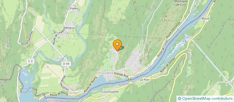 localisation de l'entreprise SCI DT MIGUEL  THOIRETTE-COISIA