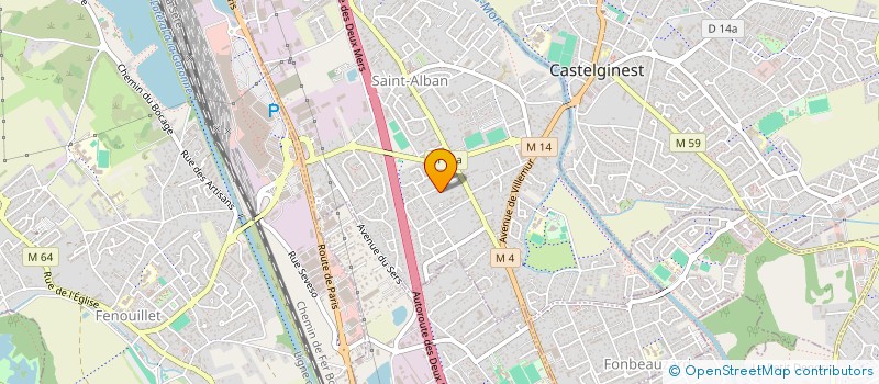 localisation de l'entreprise SCI DT2M2 LOMBARD  FONBEAUZARD