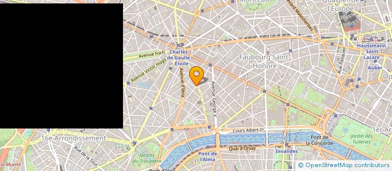 localisation de l'entreprise SCI DTA  PARIS