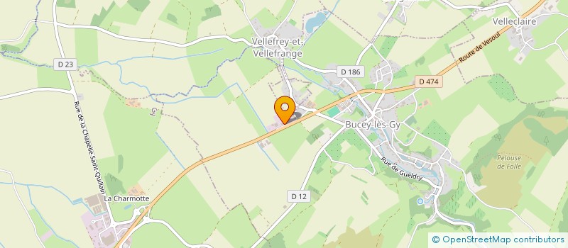 localisation de l'entreprise SCI DTAVENIR  GY