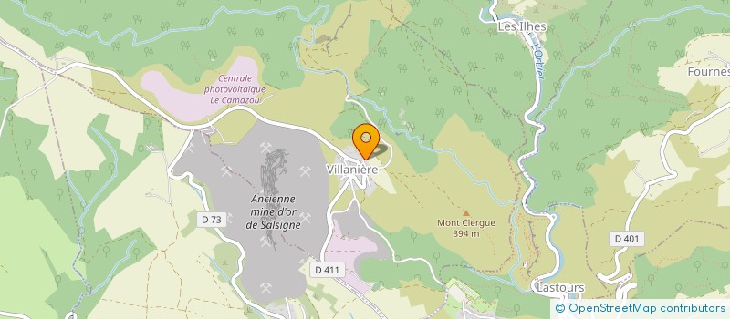 localisation de l'entreprise SCI DTB  VILLANIERE