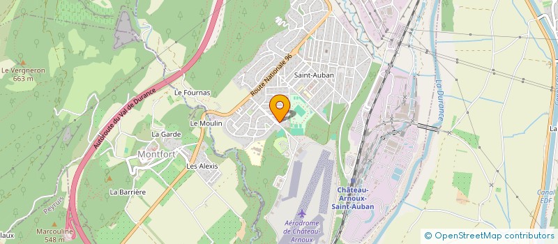 localisation de l'entreprise SCI DTC  CHATEAU-ARNOUX-SAINT-AUBAN