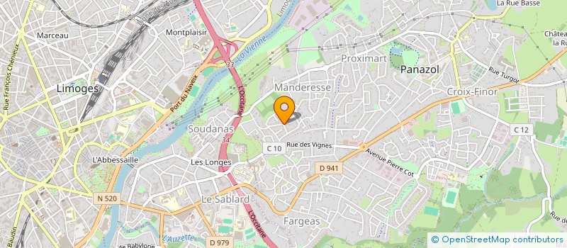 localisation de l'entreprise SCI DTC à PANAZOL