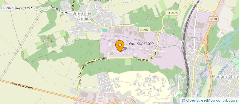 localisation de l'entreprise SCI DTCG  ETAMPES