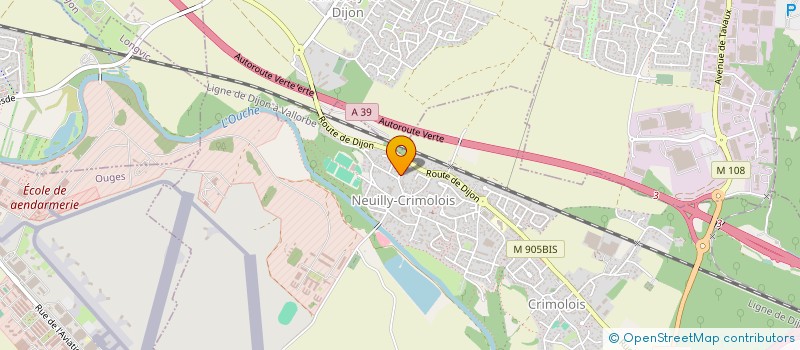 localisation de l'entreprise SCI DTDI  NEUILLY-CRIMOLOIS