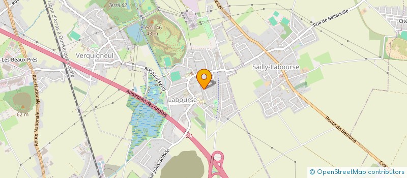 localisation de l'entreprise SCI DTDP  LABOURSE