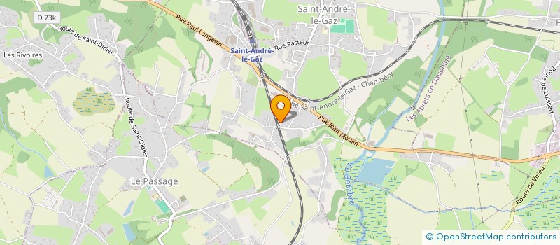 localisation de l'entreprise SCI DTE  SAINT-ANDRE-LE-GAZ