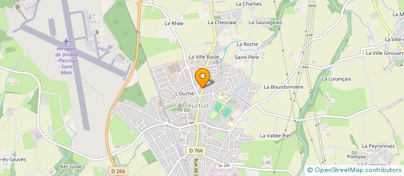 localisation de l'entreprise SCI DTH  PLEURTUIT