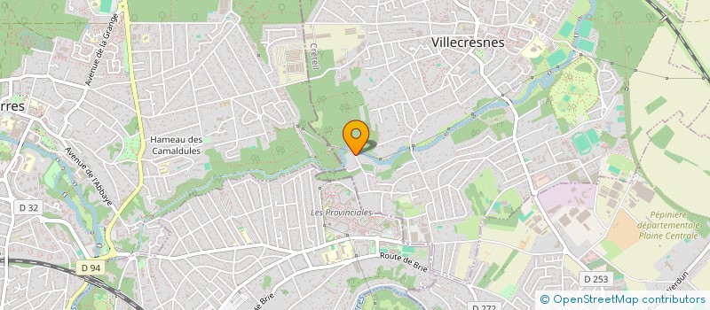 localisation de l'entreprise SCI DTJ  VILLECRESNES