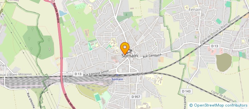 localisation de l'entreprise SCI DTL  SOMAIN