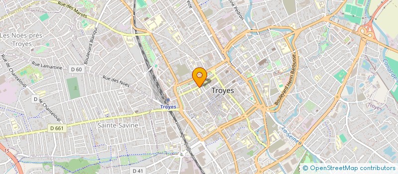 localisation de l'entreprise SCI DTL à TROYES