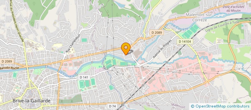 localisation de l'entreprise SCI DTM  MALEMORT