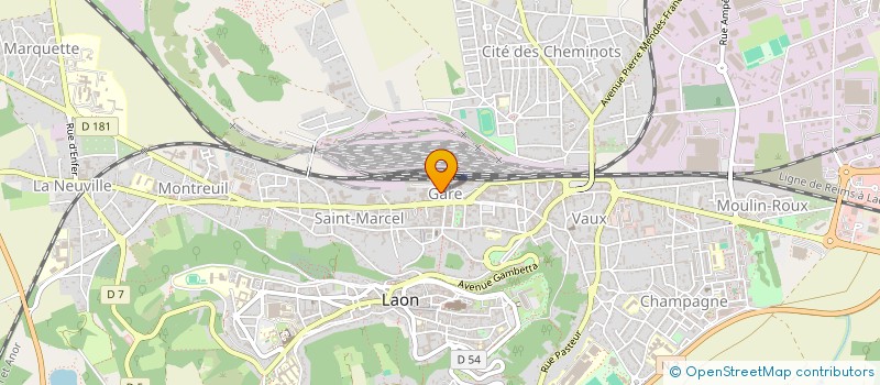 localisation de l'entreprise SCI DTMJ à LAON