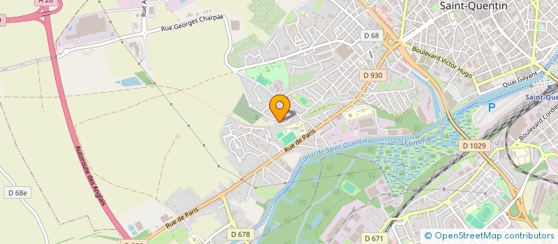 localisation de l'entreprise SCI DTN à SAINT-QUENTIN