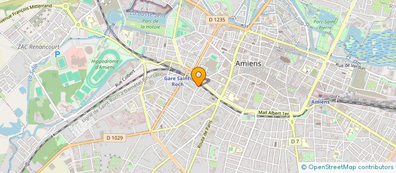 localisation de l'entreprise SCI DU 01 RUE BERANGER à AMIENS