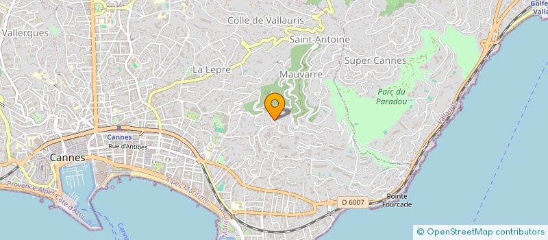 localisation de l'entreprise SCI DU 02 BD ST GEORGES à CANNES