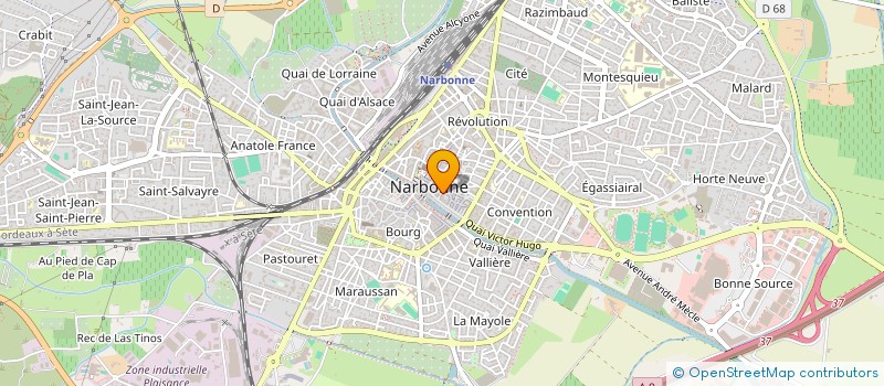 localisation de l'entreprise SCI DU 04 OCTOBRE à NARBONNE