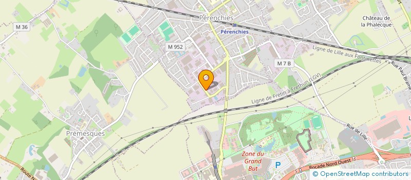 localisation de l'entreprise SCI DU 04 RUE DES PLATANES 2000  PERENCHIES