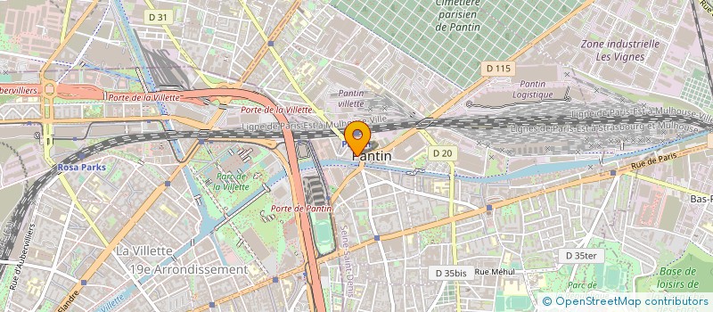 localisation de l'entreprise SCI DU 05 AVENUE EDOUARD VAILLANT  PANTIN