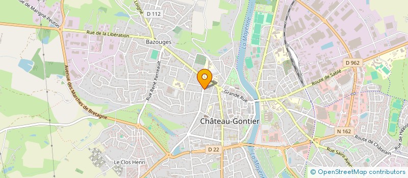 localisation de l'entreprise SCI DU 06 AOUT 44  CHATEAU-GONTIER-SUR-MAYENNE