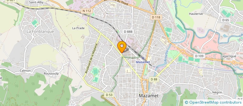 localisation de l'entreprise SCI DU 1 ALLEE DES AUQUES  AUSSILLON