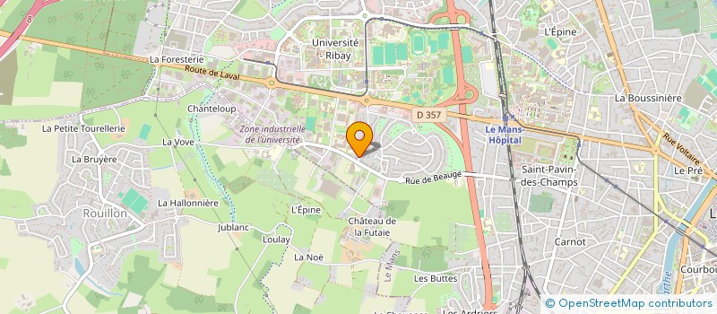 localisation de l'entreprise SCI DU 1 BD GEORGES MELIES AU MANS  LE MANS