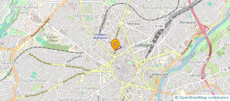localisation de l'entreprise SCI DU 1 BIS ALLEE PAUL SABATIER TOULOUS à LIMOGES