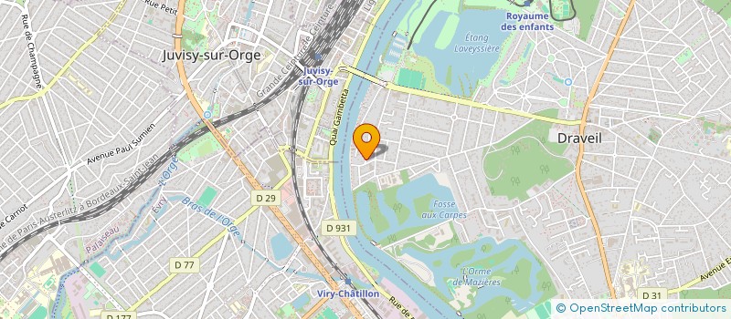 localisation de l'entreprise SCI DU 1 BIS AVE DE LA FOSSE AUX CARPES à DRAVEIL
