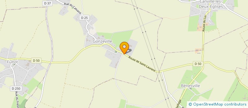 localisation de l'entreprise SCI DU 1 BIS RUE DU LIEU DE SANTE  GONZEVILLE