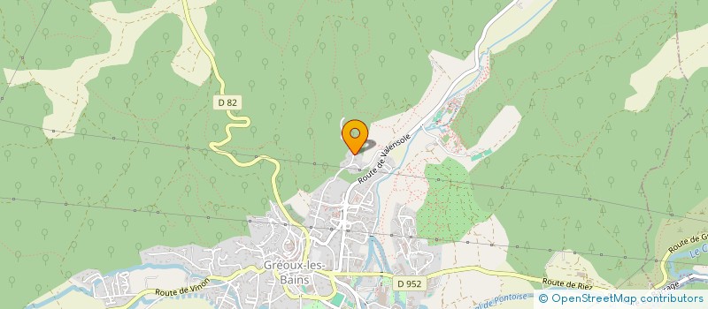 localisation de l'entreprise SCI DU 1 BOULEVARD LOUBET à GREOUX-LES-BAINS