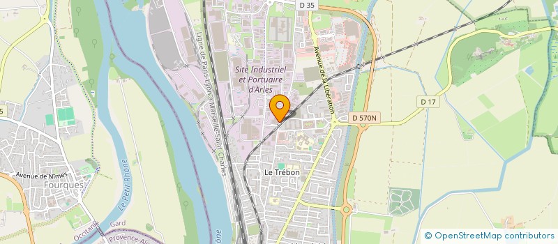 localisation de l'entreprise SCI DU 1 CHEMIN DU TEMPLE  ARLES