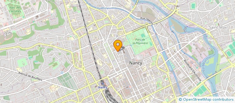 localisation de l'entreprise SCI DU 1 PLACE CARNOT  NANCY