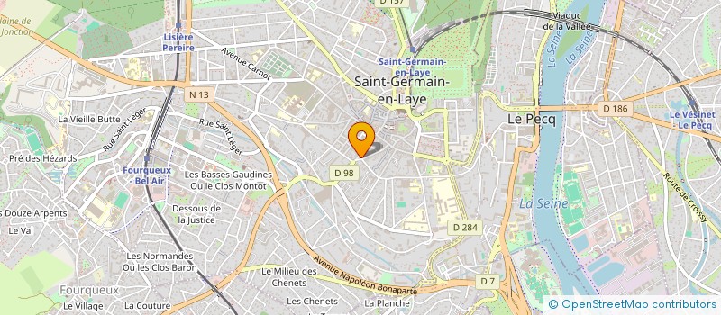 localisation de l'entreprise SCI DU 1 PLACE DE MAREIL  SAINT-GERMAIN-EN-LAYE