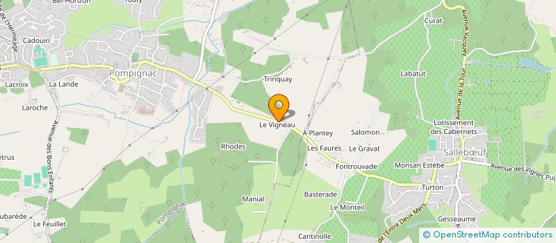 localisation de l'entreprise SCI DU 1 PLACE DES GRANDS HOMMES  BEAUTIRAN