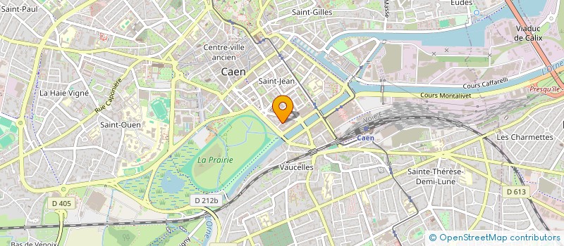 localisation de l'entreprise SCI DU 1 PLACE MALHERBE à CAEN