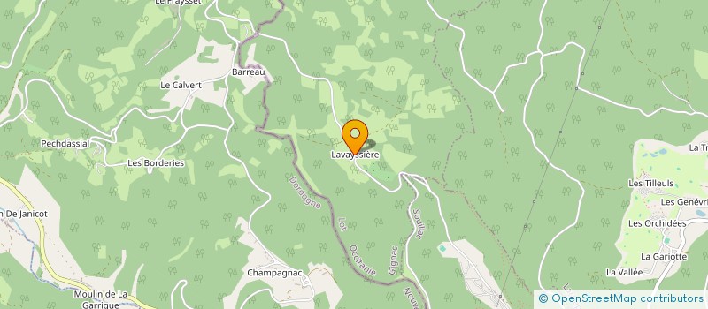 localisation de l'entreprise SCI DU 1 QUAI DE L ECLUSE  GIGNAC