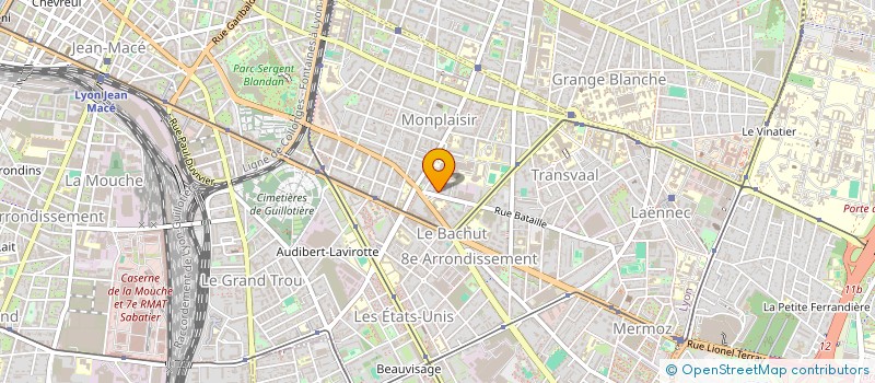 localisation de l'entreprise SCI DU 1 R E.MARECHAL  LYON