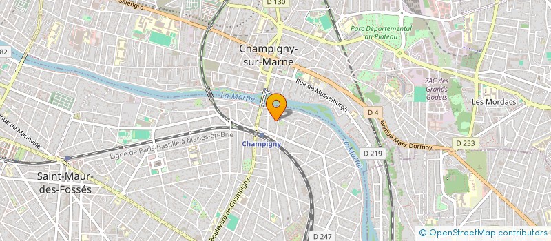 localisation de l'entreprise SCI DU 1 RAYOL PARK à SAINT-MAUR-DES-FOSSES